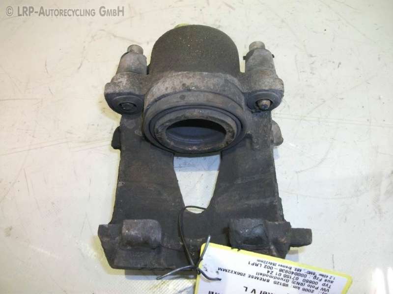 VW Polo 9N3 Bj.2006 original Bremssattel vorn links 1.2 40kw 256x22mm